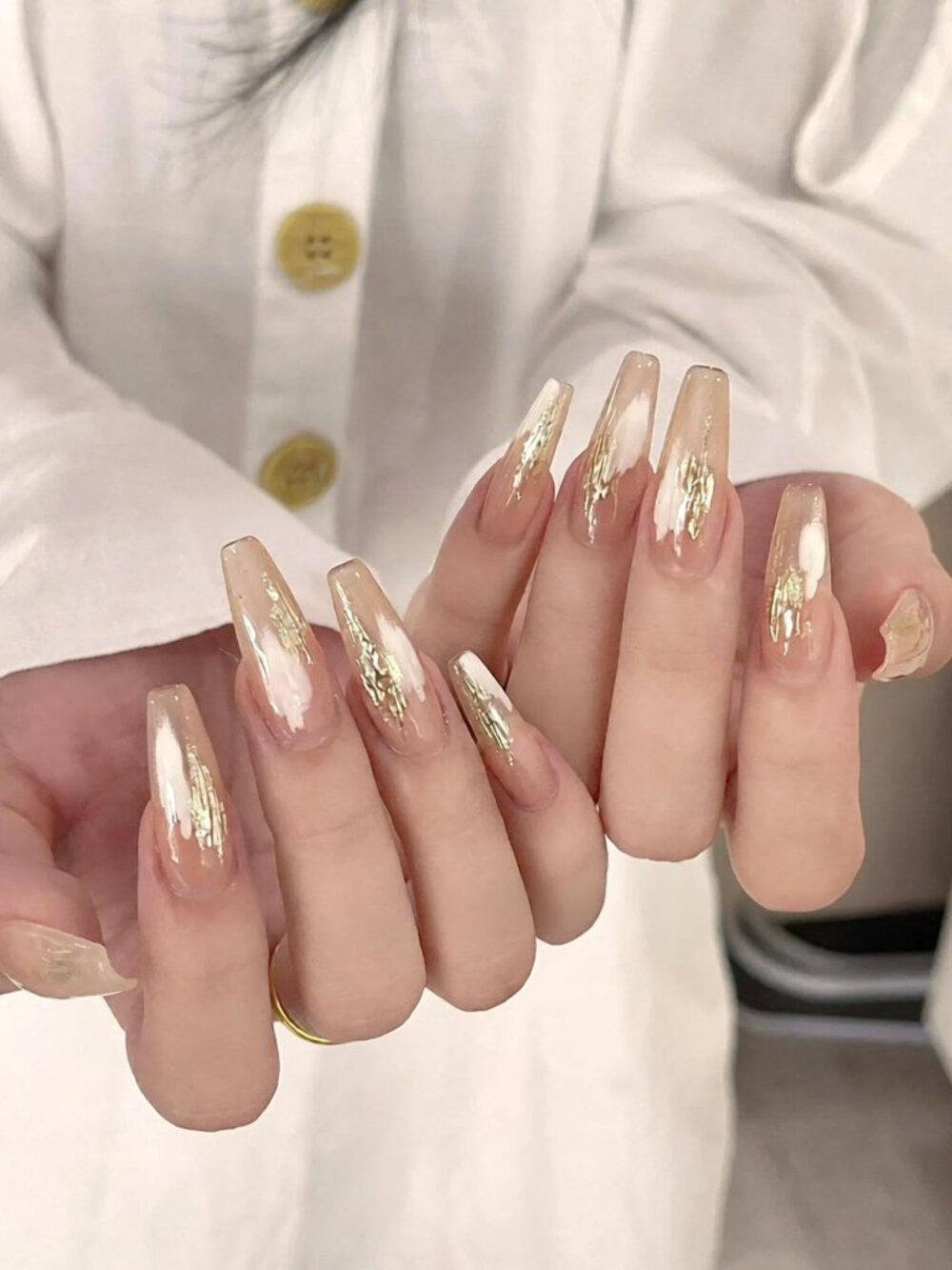 Customizable handmade press-on nails reusable